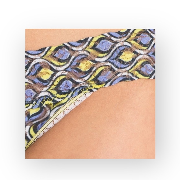 new Hanky Panky ☮︎︎ Iconic Low Rise Lace Thong ☮︎︎ Ashram Geo Print ☮︎︎ XS S M L - Picture 13 of 15